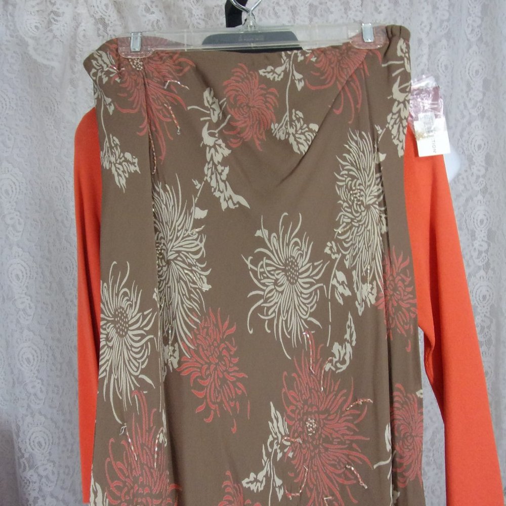 JM Collection Skirt Set Cable Gague Knit Top NWOT